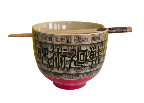 Ramen Bowl con Palillos Jujutzu Kaisen