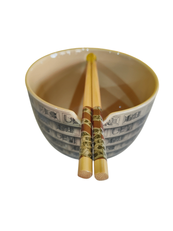 Ramen Bowl con Palillos Jujutzu Kaisen