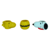 Set Mini tazas Peanuts - Snoopy, Woodstock y Charlie Brown 103 ml