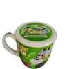 Tarro de Porcelana Con Tapa Minecraft 385ml