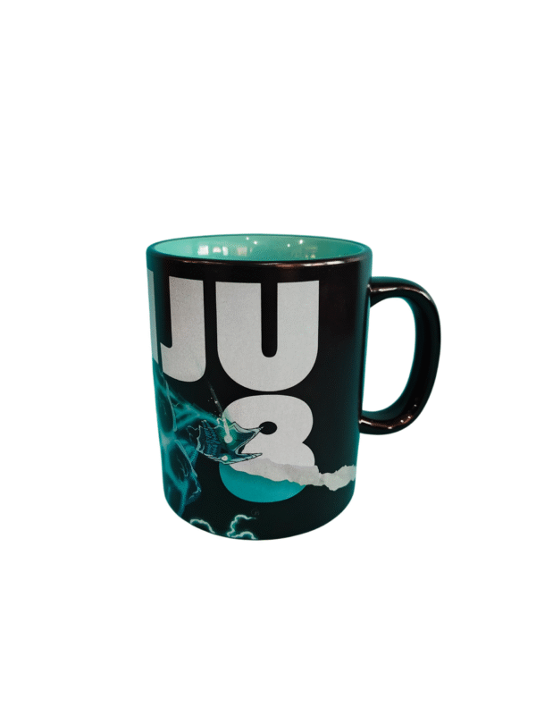 Taza Edición Limitada Jumbo Kaiju 8 Con Acabado Térmico