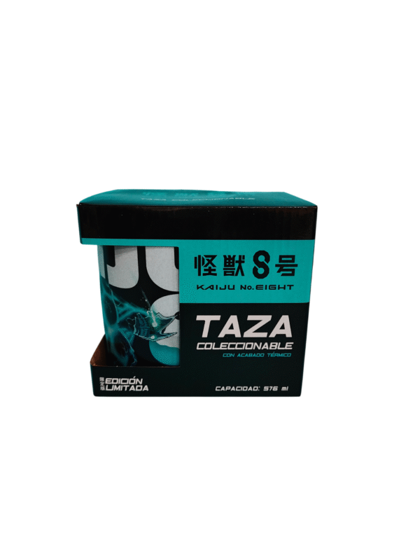 Taza Edición Limitada Jumbo Kaiju 8 Con Acabado Térmico