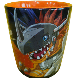 Taza Jumbo Edición Limitada Digimon Metalgreymon 576 ml