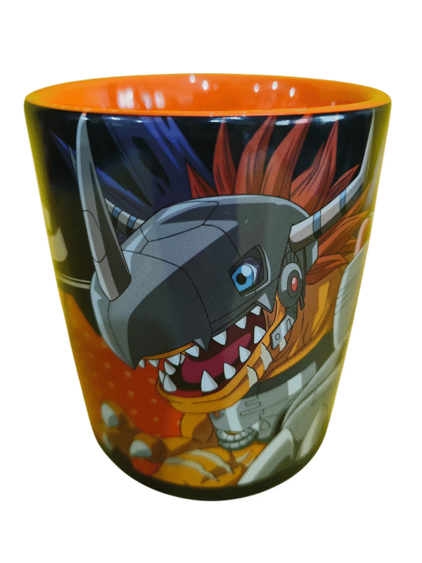 Taza Jumbo Edición Limitada Digimon Metalgreymon 576 ml