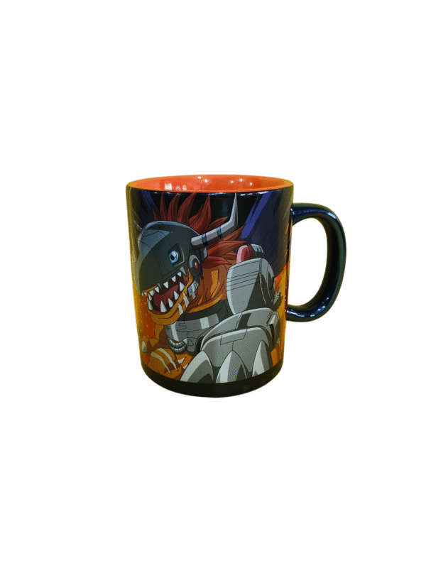 Taza Jumbo Edición Limitada Digimon Metalgreymon 576 ml