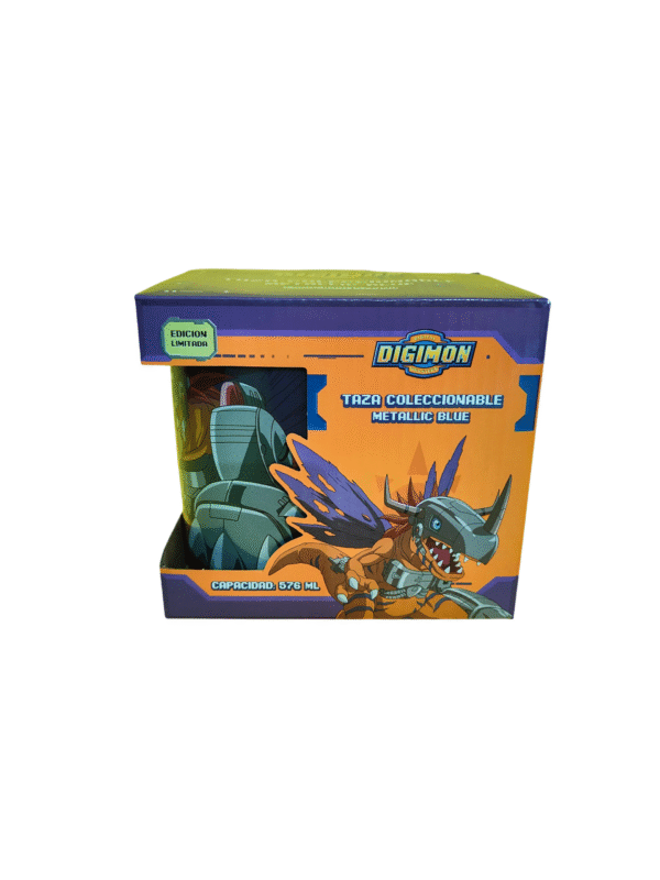Taza Jumbo Edición Limitada Digimon Metalgreymon 576 ml