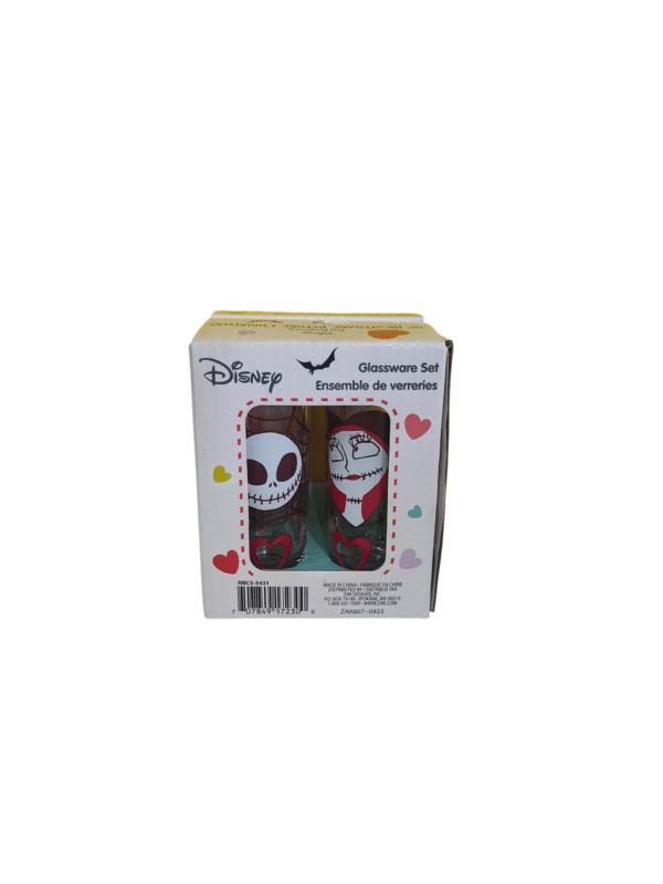 Juego de 4 Vasos Tequileros de Vidrio The Nightmare Before Christmas 59ml
