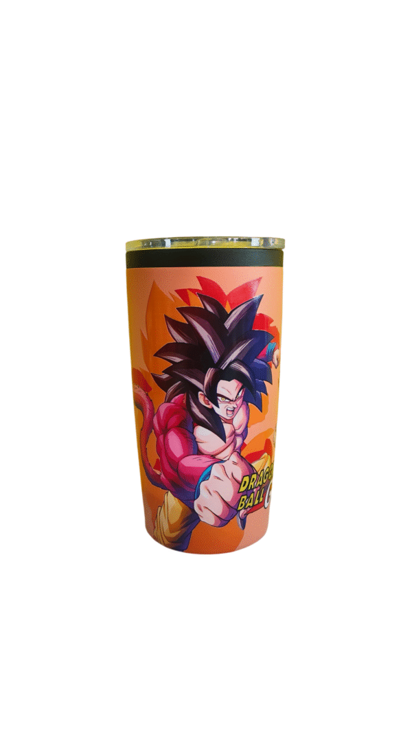 Termo Doble Pared Mediano DB GT Goku X Vegeta