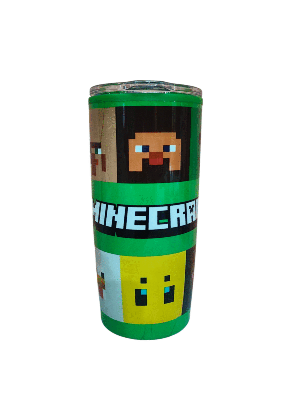 Termo Doble Pared Mediano Minecraft