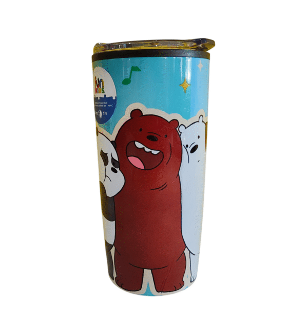 Termo Doble Pared Mediano Osos Escandalosos