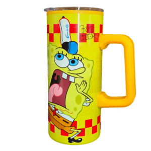 Termo Doble Pared de Asa Mediano - Bob Esponja 500ml