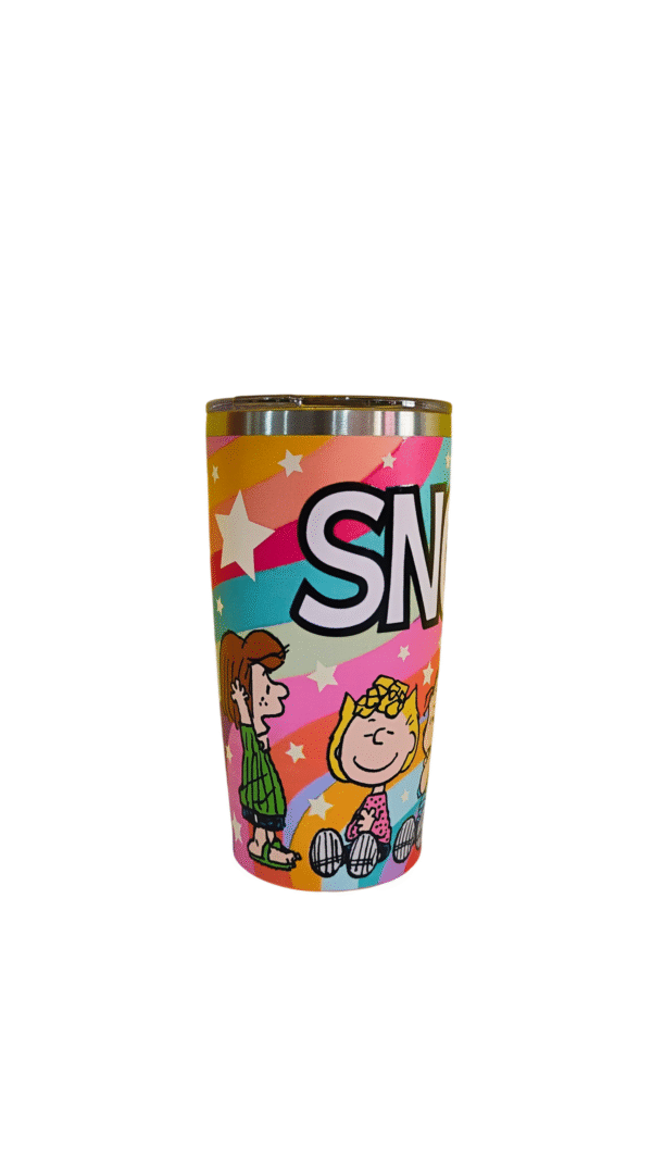 Termo Mediano Acero Inoxidable De Snoopy