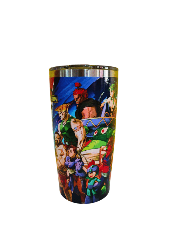 Termo Mediano Acero Inoxidable Marvel Vs Capcom