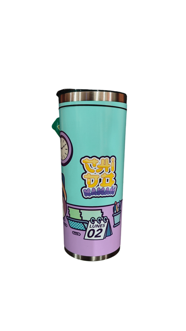 Termo Metalico Gato Odio los Lunes 591ml