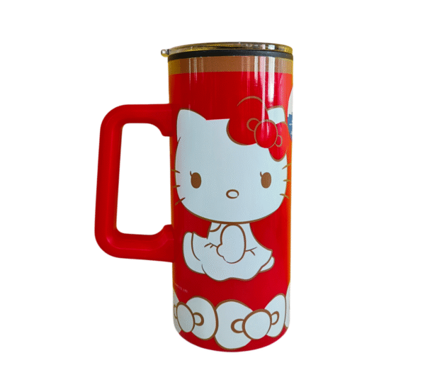 Termo Doble Pared de Asa Mediano Kitty 500ml