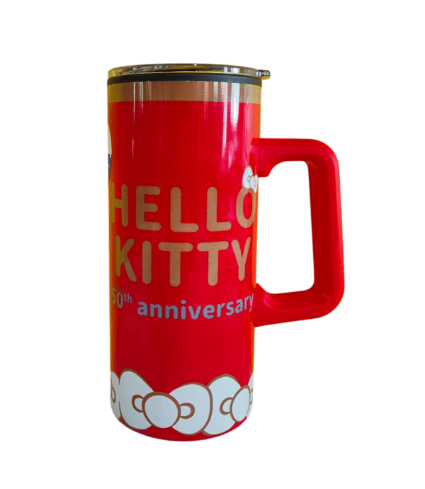 Termo Doble Pared de Asa Mediano Kitty 500ml