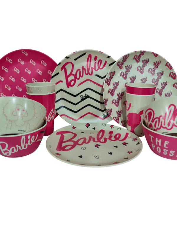 Vajilla 12 Pzas Bambu Barbie