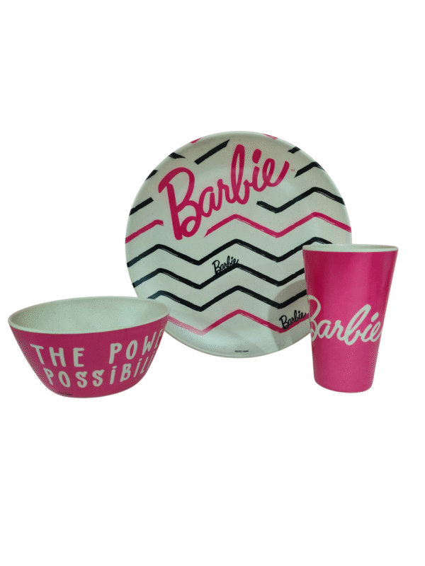 Vajilla 12 Pzas Bambu Barbie