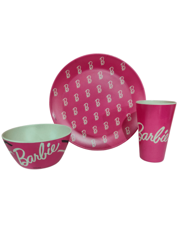 Vajilla 12 Pzas Bambu Barbie