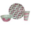 Vajilla 12 Pzas Bambu Barbie