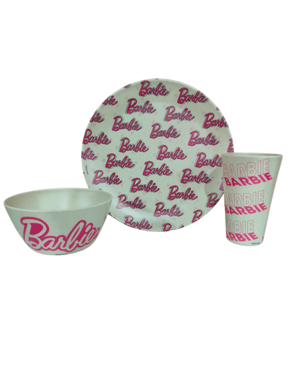 Vajilla 12 Pzas Bambu Barbie