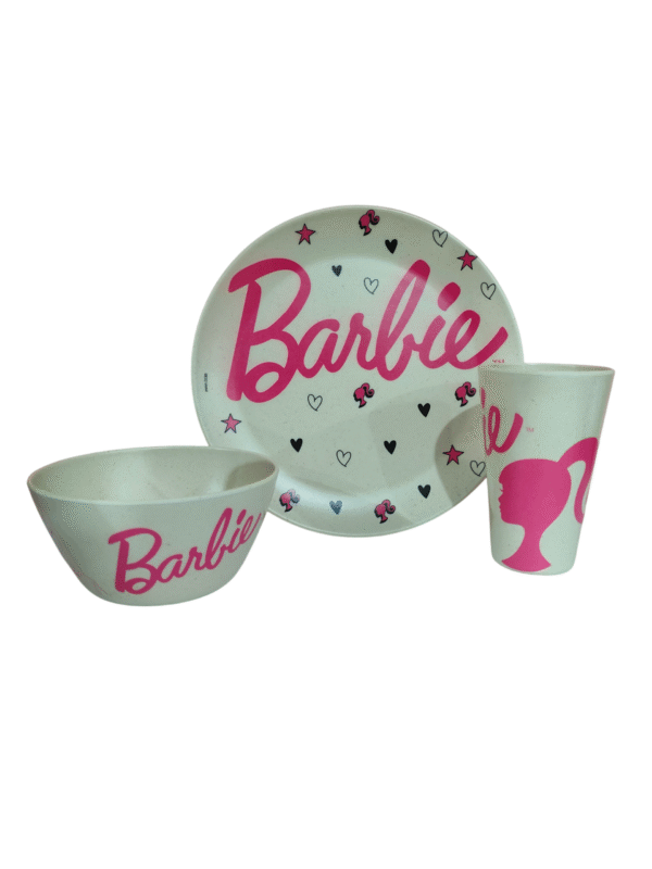Vajilla 12 Pzas Bambu Barbie