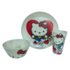 Vajilla 12 Pzas Bambu Hello Kitty