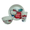 Vajilla 12 Pzas Bambu Hello Kitty
