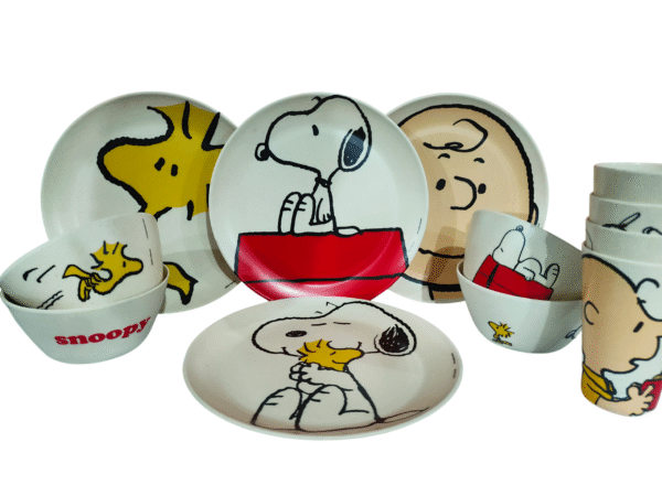 Vajilla 12 Pzas Bambu Peanuts