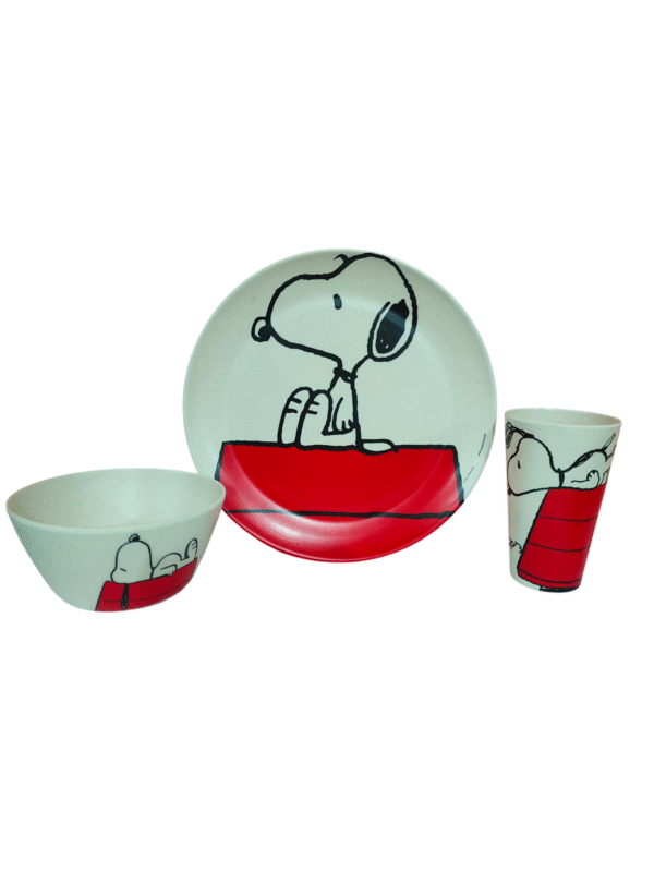 Vajilla 12 Pzas Bambu Peanuts