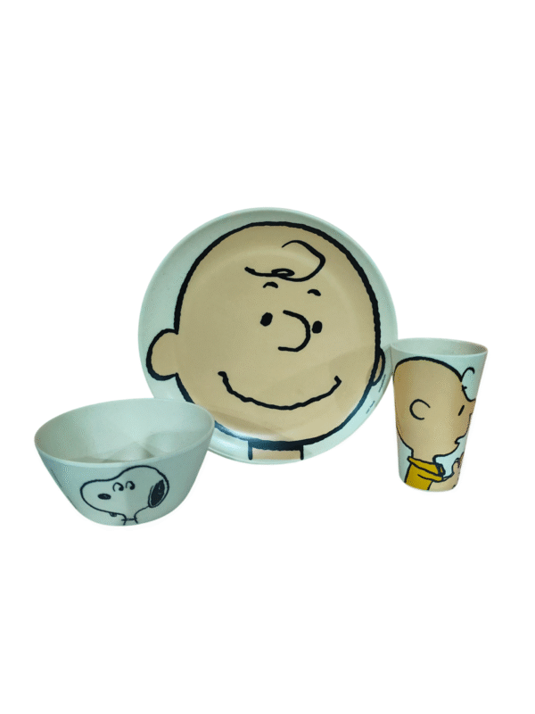 Vajilla 12 Pzas Bambu Peanuts