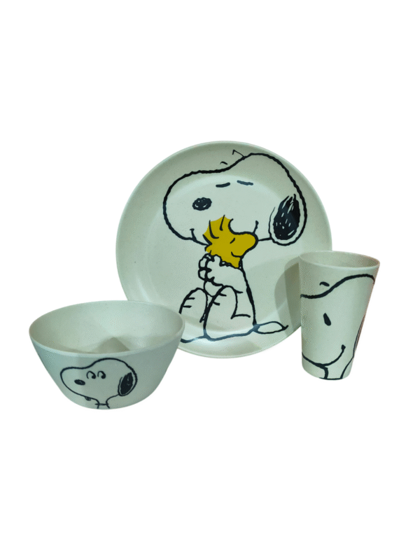 Vajilla 12 Pzas Bambu Peanuts