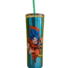 Vaso Acero Inoxidable Con Popote Dragon Ball Super – Goku X Vegeta