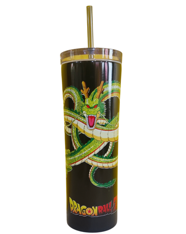 Vaso Acero Inoxidable Con Popote Dragon Ball - Shenglong