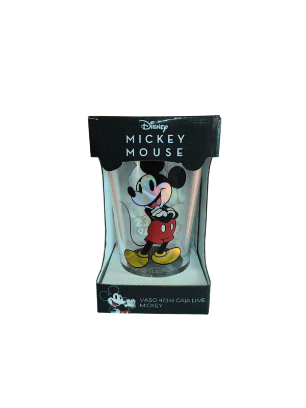 Vaso De Mickey Mouse Vidrio 473 Ml