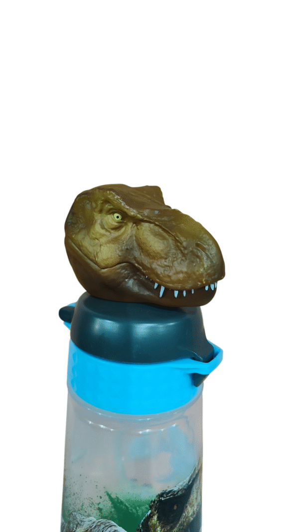 Vaso De Plástico Con Tapa 3D Jurassic Park