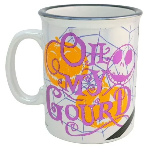 Tarro Iridiscente Jumbo Jack Skellington Taza Coleccionable 790 ml