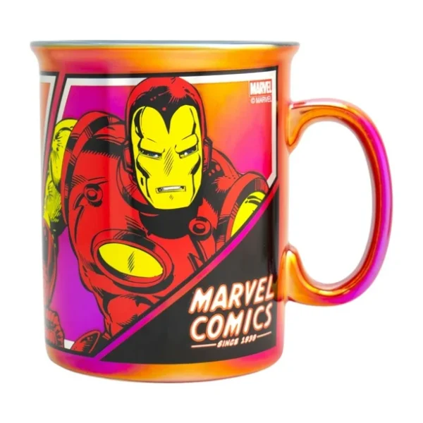 Tarro Iridiscente Jumbo Avengers Taza Coleccionable 790 ml