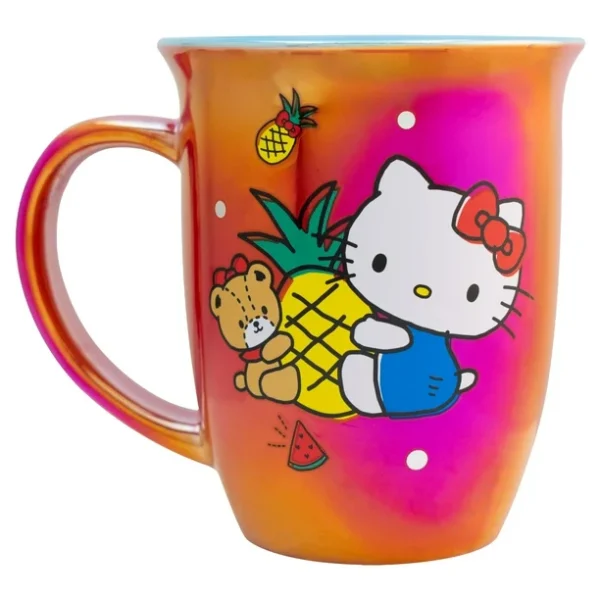 Tarro De Cerámica Iridiscente Kitty 470 ml