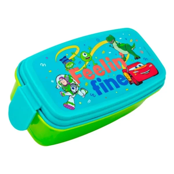 Juego de 2 Contenedores Lunch Box con Cubiertos Pixar
