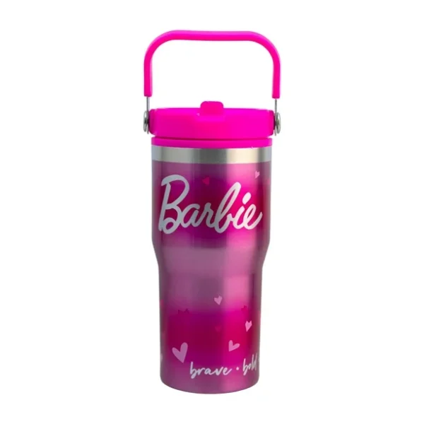 Termo Con Asa Superior Doble Pared 650ml Barbie