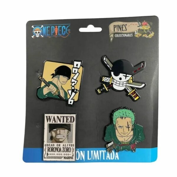 Set Pines Coleccionables Zoro