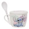 Tarro Con Tapa Y Cuchara de Porcelana Stitch 580ml