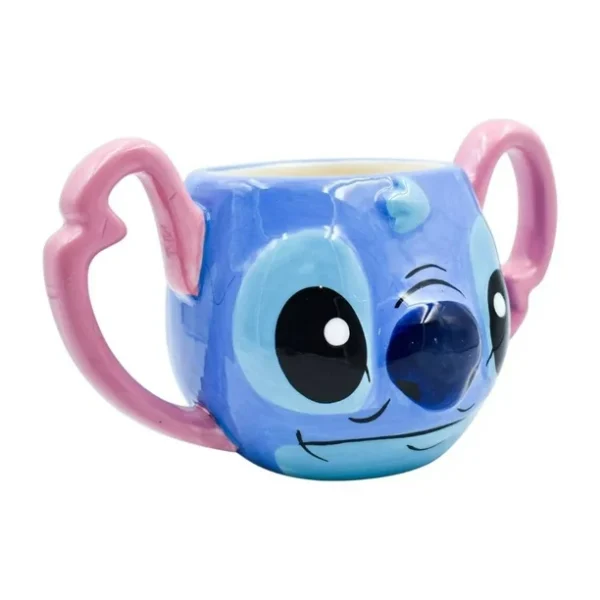 Tarro de Cerámica 3D Stitch Con Orejas de Asa 650ml
