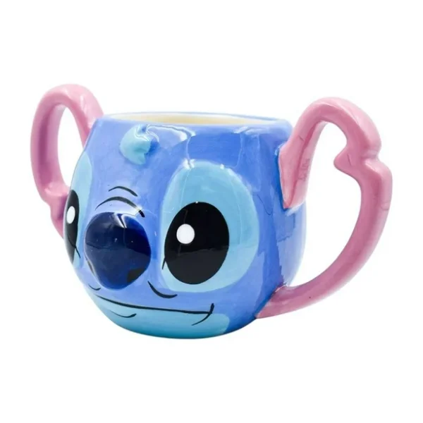Tarro de Cerámica 3D Stitch Con Orejas de Asa 650ml