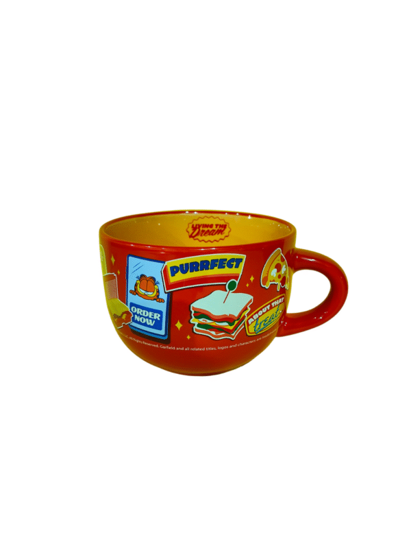 Cerealero De Cerámica Garfield 820ml