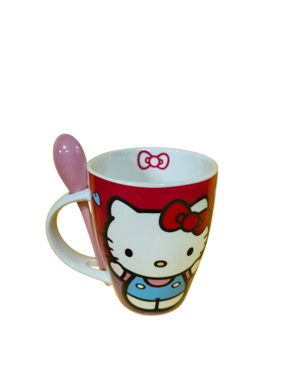 Duo Hello Kitty And Friends Tarros de Porcelana con Cuchara de Ceramica 310ml