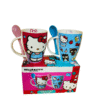 Duo Hello Kitty And Friends Tarros de Porcelana con Cuchara de Ceramica 310ml
