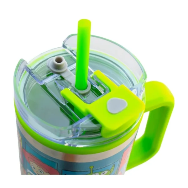 Termo Alto Doble Pared Con Boquilla Y Popote 1.2 L. Toy Story 30 Aniv.