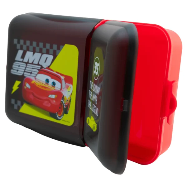 Contenedor para Alimentos Con 2 Divisiones Cars - Pixar